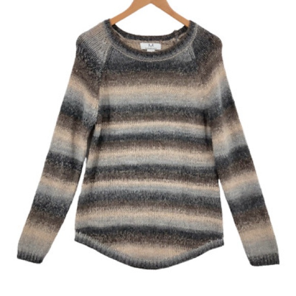 Women’s Magaschoni Wool Space Dyed Stripe Sweater - Sz. M